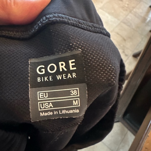 Gore Bike Wear Black Windstopper Soft Shell Pant Size M - Picture 3 of 11